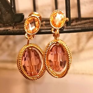 Vintage Napier clip on earrings